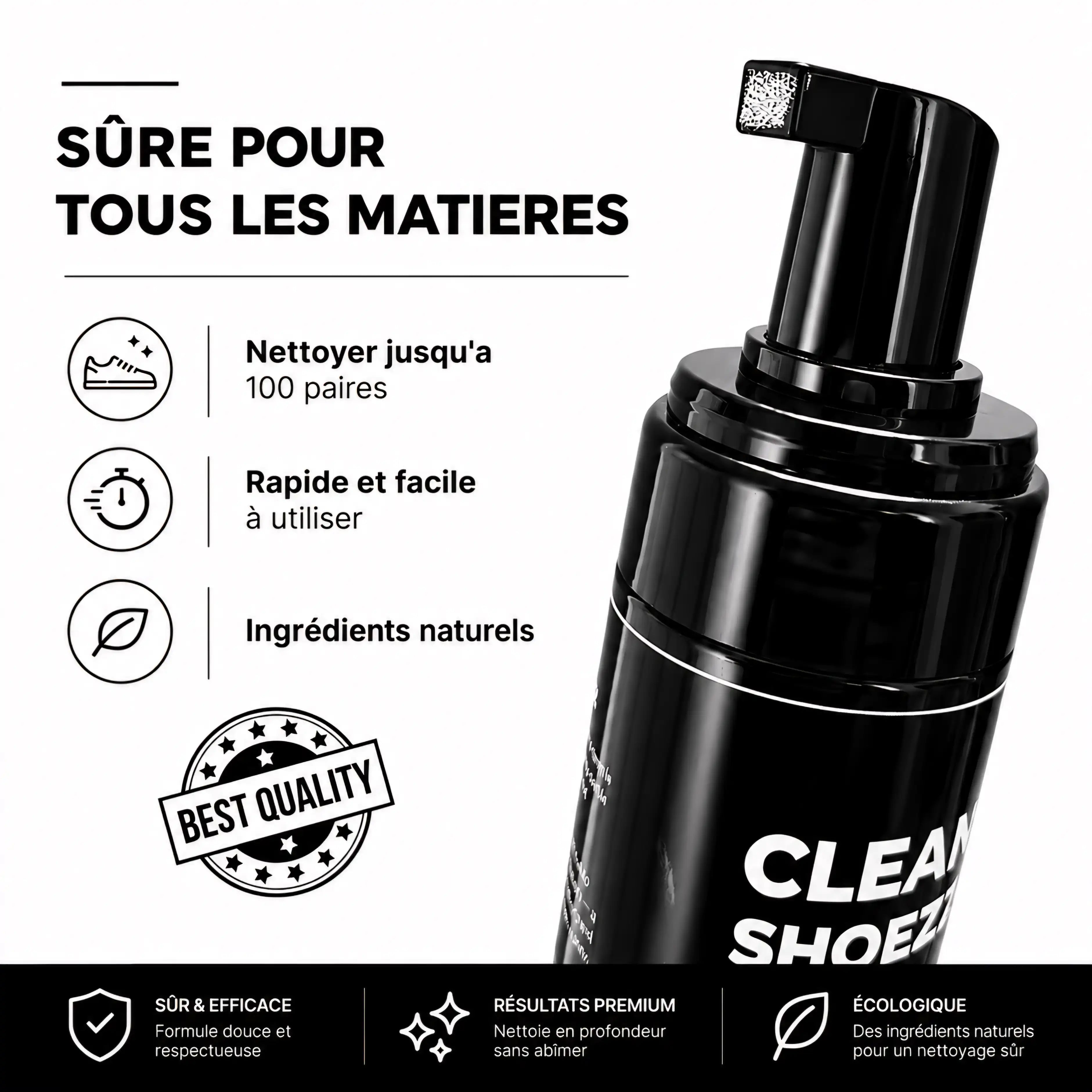 Nettoyant chaussurs & sneakers CLEANSHOEZZ